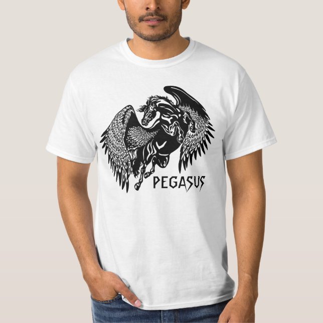 black pegasus T-Shirt (Front)