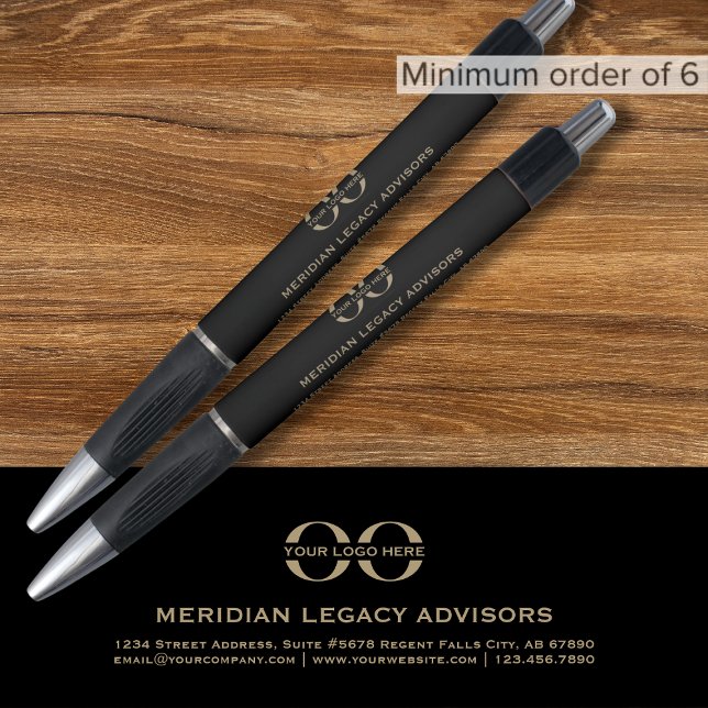 Black Pen with Custom Company Logo (Creator Uploaded)