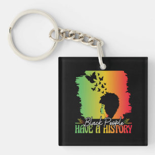 black_people_have_a_history key ring