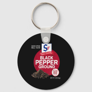 Black Pepper Ground Sce Group Family Matching Hall Key Ring