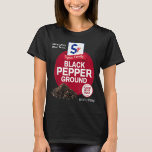 Black Pepper Ground Sce Group Family Matching Hall T-Shirt