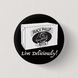 Black Phillip Butter button