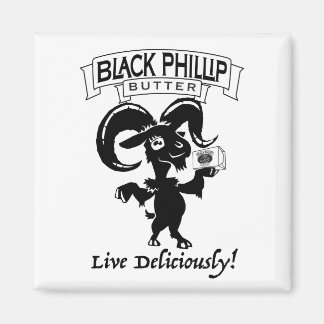 Black Phillip Butter goat magnet