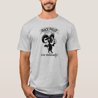Black Phillip Butter goat tshirt