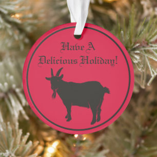 Black Phillip Folk Horror  Ornament