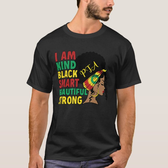 Black Physical Therapist Assistant African America T-Shirt (Front)