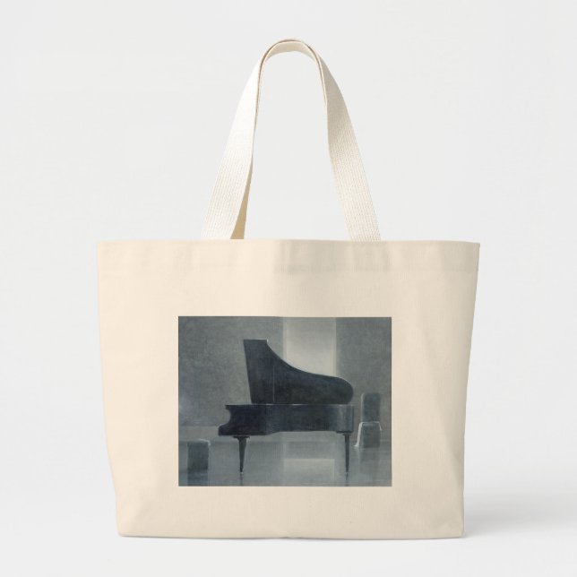 Black piano 2004 large tote bag (Front)