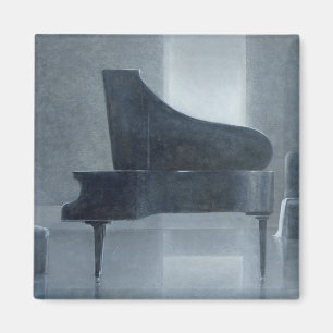 Black piano 2004 magnet