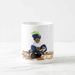 Black Piet with gingernuts and sweets Coffee Mug