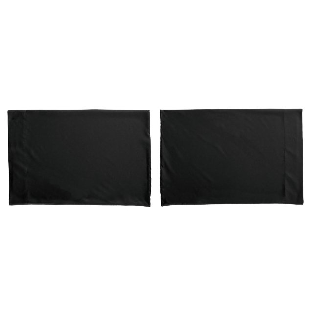 Black Pillowcase (Front-Set)