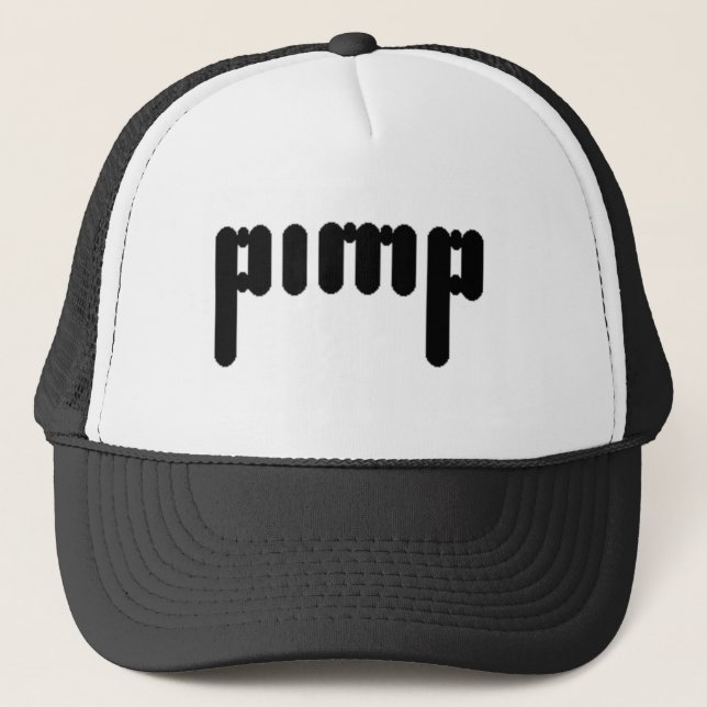 Black Pimp Hat (Front)