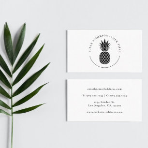 Black Pineapple Logo Business Card