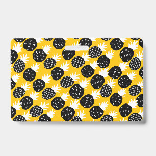 Black pineapples ID badge