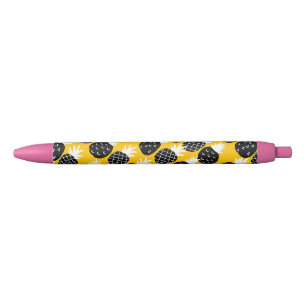 Black pineapples ink pen