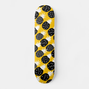 Black pineapples skateboard