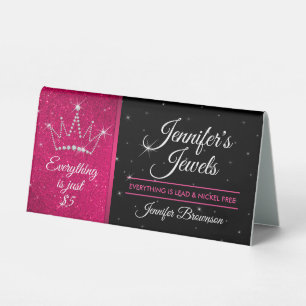 Black Pink Crown Jewellery Consultant business