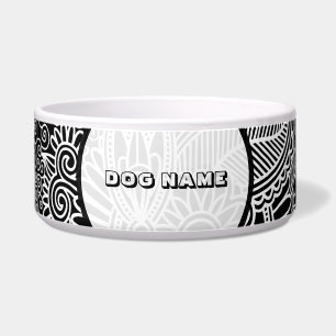 Black & Pink Fine Line Shading Pattern-Monogramed