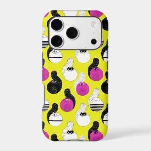 Black Pink Funny Nautical Cats
