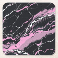 Black & Pink Marble