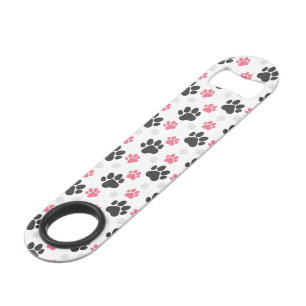 Black Pink Paw Print Dog Owner Puppy Lover Pets