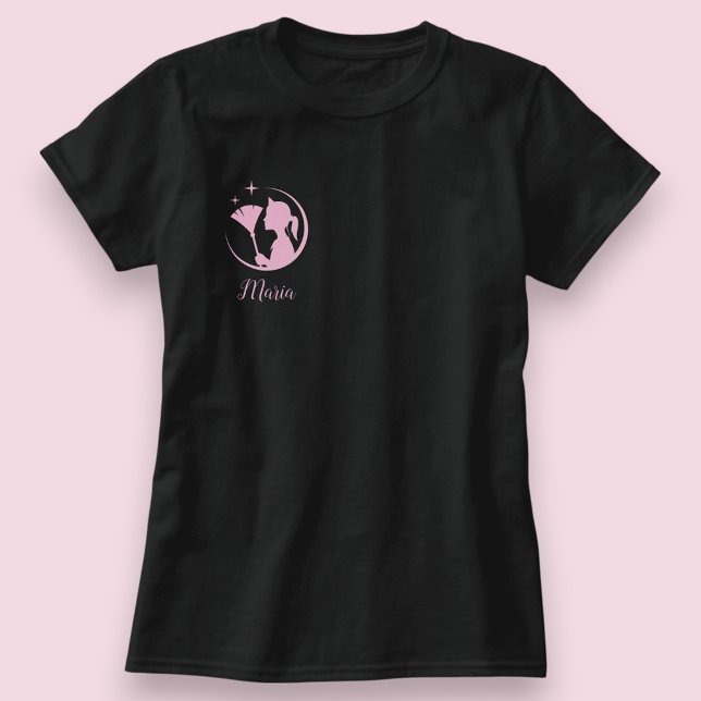 Black Pink Sparkling Business Maid Cleaning House  T-Shirt (Creator Uploaded)