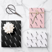 Black Pink White Balloon Whisk Patterns
