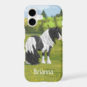 Black Pinto Piebald Gypsy Vanner Draught Horse