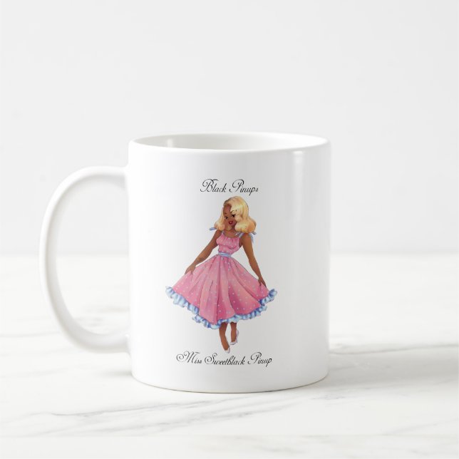 Black Pinups Mug - Audrey (Left)