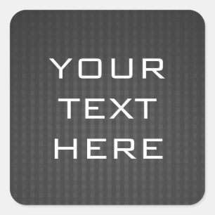 Black Plaid Background Custom Sticker