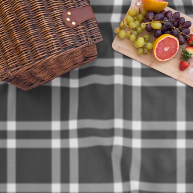 Black Plaid Fleece Blanket (Creator Uploaded)