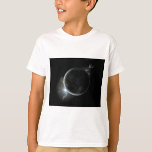black planet 3d illustration in the universe T-Shirt