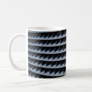 Black plastic frame coffee mug