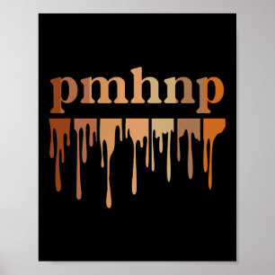 Black Pmhnp Psychiatric Mental Health Nurse Practi Poster