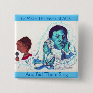 Black Poets- Black History Button