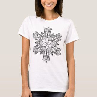 Black Police Box snowflake T-Shirt