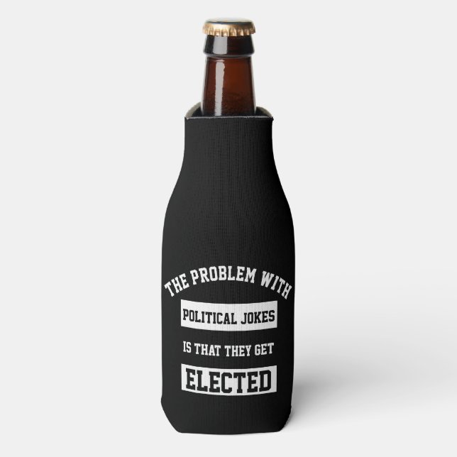 Black Political Jokes Get Elected Coozie (Bottle Front)