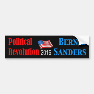 Black Political Rev.Bernie Bumper Sticker