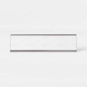 Black Polka Dot Seamless Pattern   Tiny Dots Desk Name Plate