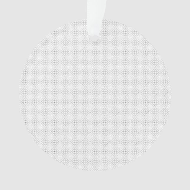 Black Polka Dot Seamless Pattern | Tiny Dots Ornament (Front)