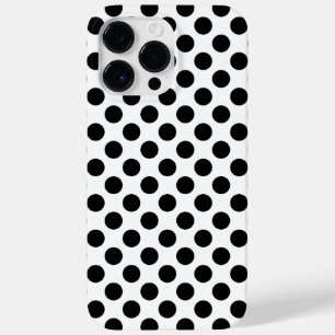 Black Polka Dots Case-Mate iPhone 14 Pro Max Case