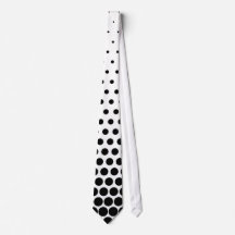 Black Polka Dots Modern White