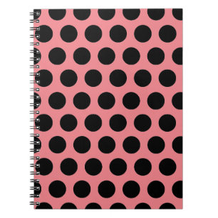 Black Polka Dots Notebook