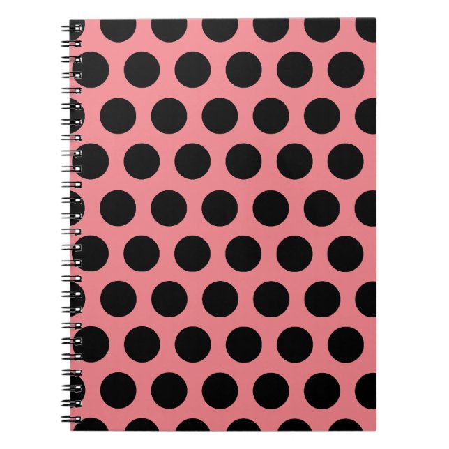 Black Polka Dots Notebook (Front)