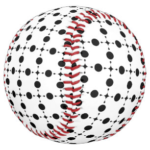 Black Polka Dots, Polka Dot Pattern, Dots, Dotted Softball