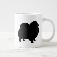 Black Pomeranian Dog Breed Silhouettes