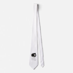Black Pomeranian Keepsake Tie