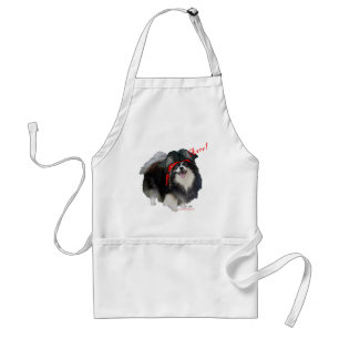 Black Pomeranian Pirate - Arrr! Standard Apron