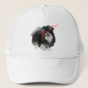 Black Pomeranian Pirate - Arrr! Trucker Hat