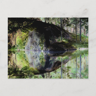 Black Pond Template Postcard