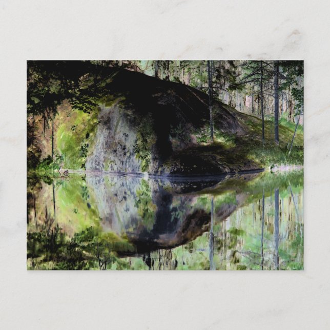 Black Pond Template Postcard (Front)